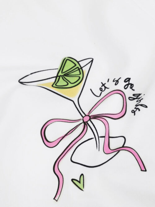 Tee Let's Go Girls | White - Afbeelding 3