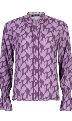Blouse Francesca | Purple Flower