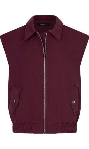 Gilet Danielle | Burgundy