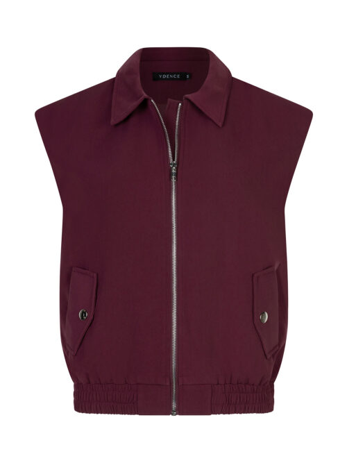 Gilet Danielle | Burgundy