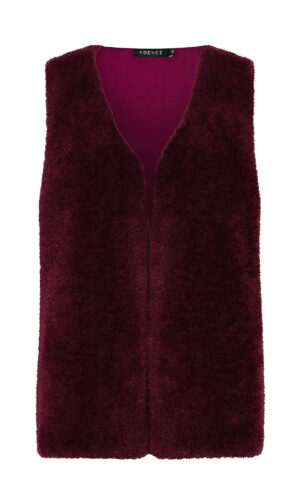 Gilet Sasha | Burgundy