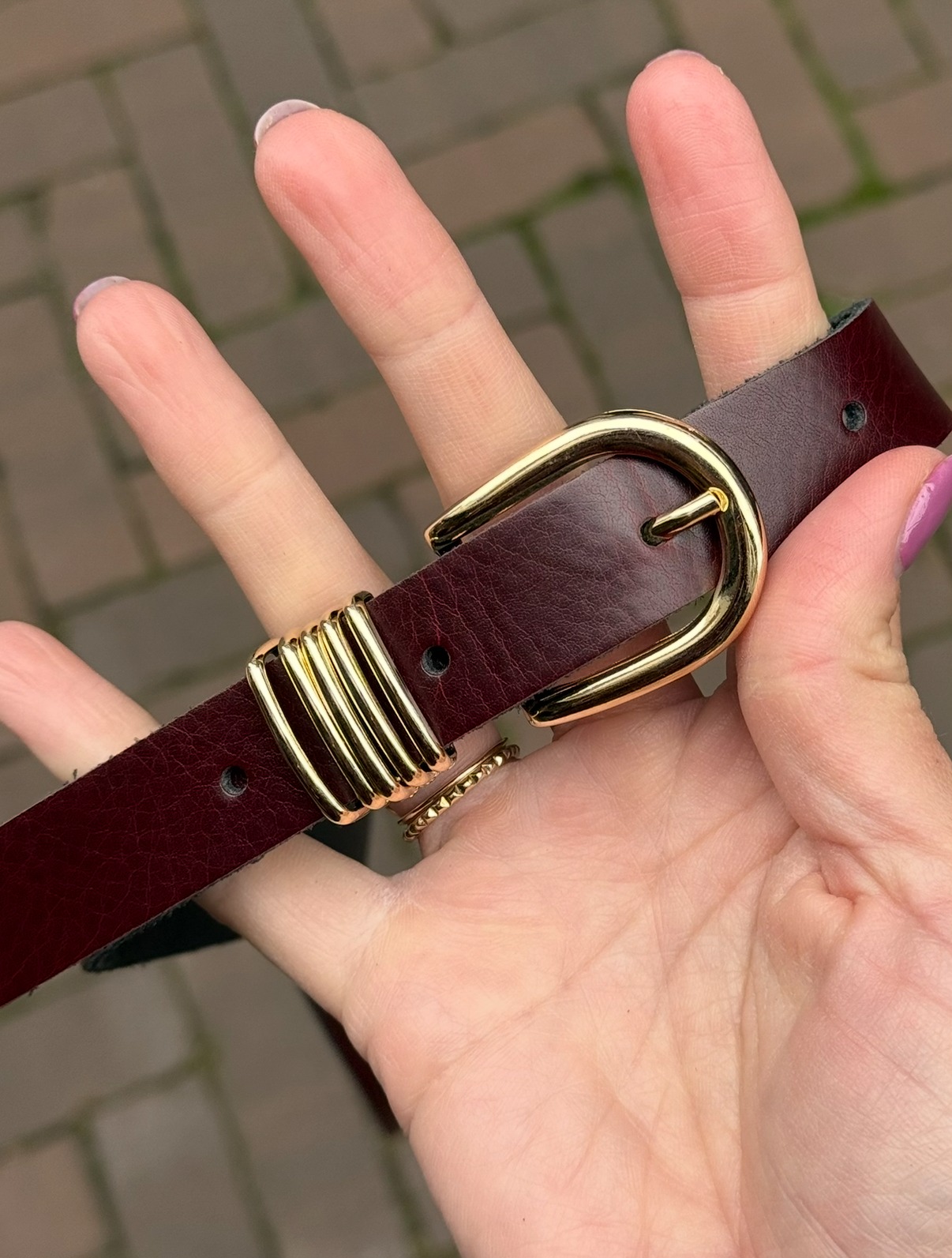 Riem Minnesota | Burgundy - Afbeelding 2