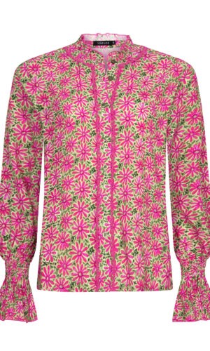 Blouse Francesca | Pink Flowers