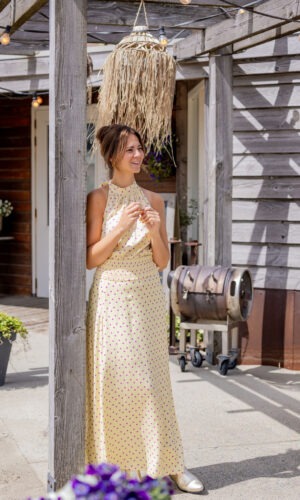 Alternative view of Skirt Louis | Yellow