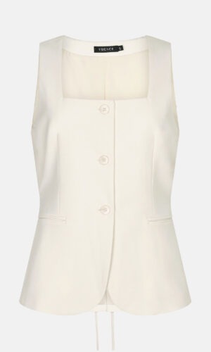 Gilet Allie | Ecru
