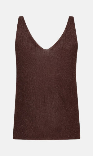 Alternative view of Top Lux | Brown