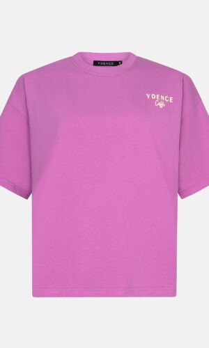 T-Shirt Ydence Cafe | Pink Purple
