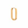 Oval Hoops Gold