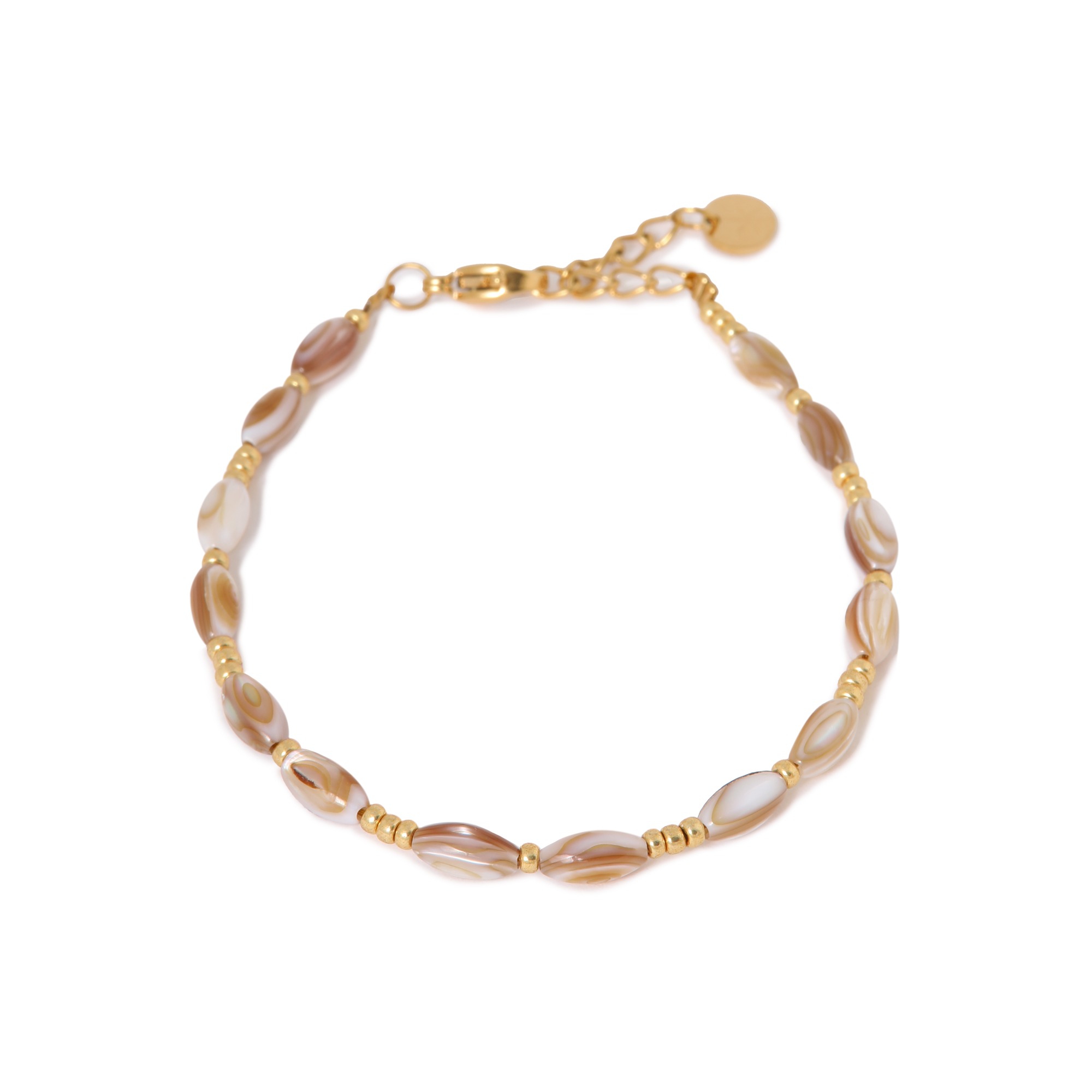 Bracelet Natural Shell Gold