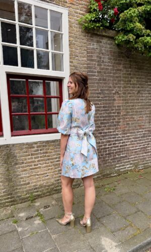 Alternative view of Dress Charmaine | Blue