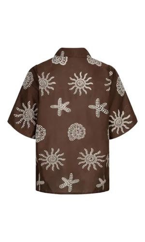 Alternative view of Blouse Rianne | Brown