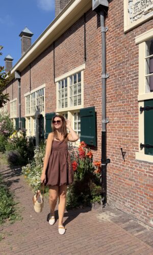 Alternative view of Dress Anneloes | Brown
