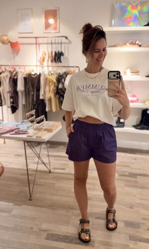 Alternative view of Shorts Sammy | Purple