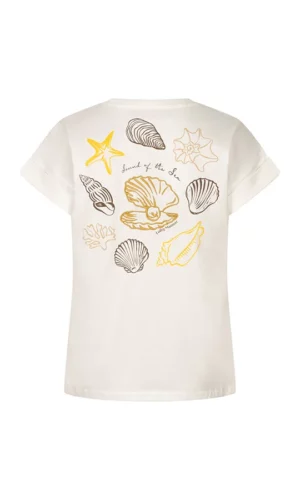 Alternative view of T-shirt Nora | White