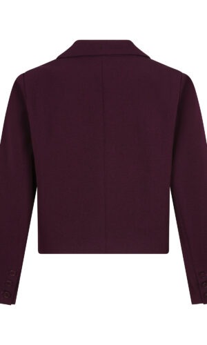Alternative view of Blazer Ayla | Aubergine