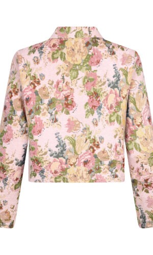 Alternative view of Jacket Calisto | Pink Jacquard