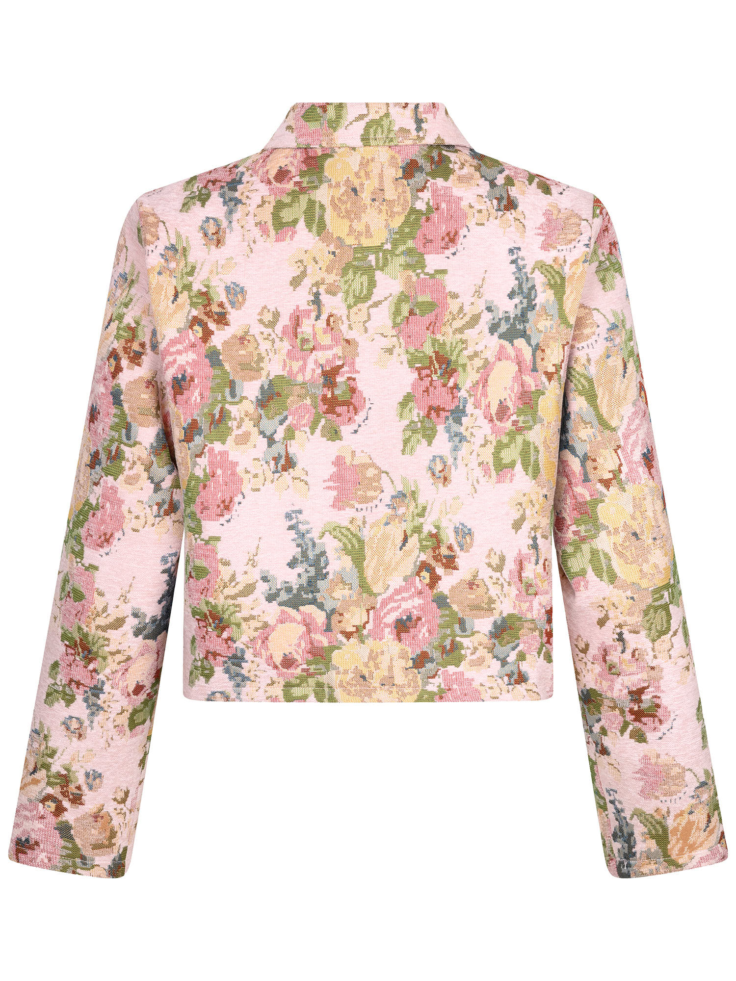 Jacket Calisto | Pink Jacquard - Afbeelding 2