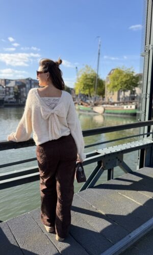 Alternative view of Knitted Sweater Caia | Wood Ash