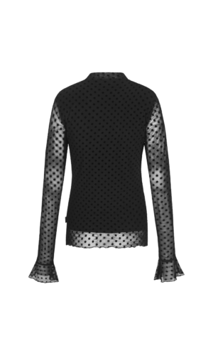Alternative view of Top Zarah | Black