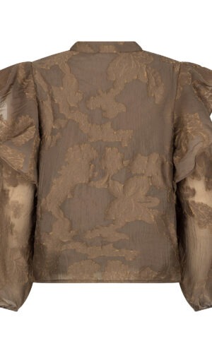 Alternative view of Blouse Gina | Coffee Brown