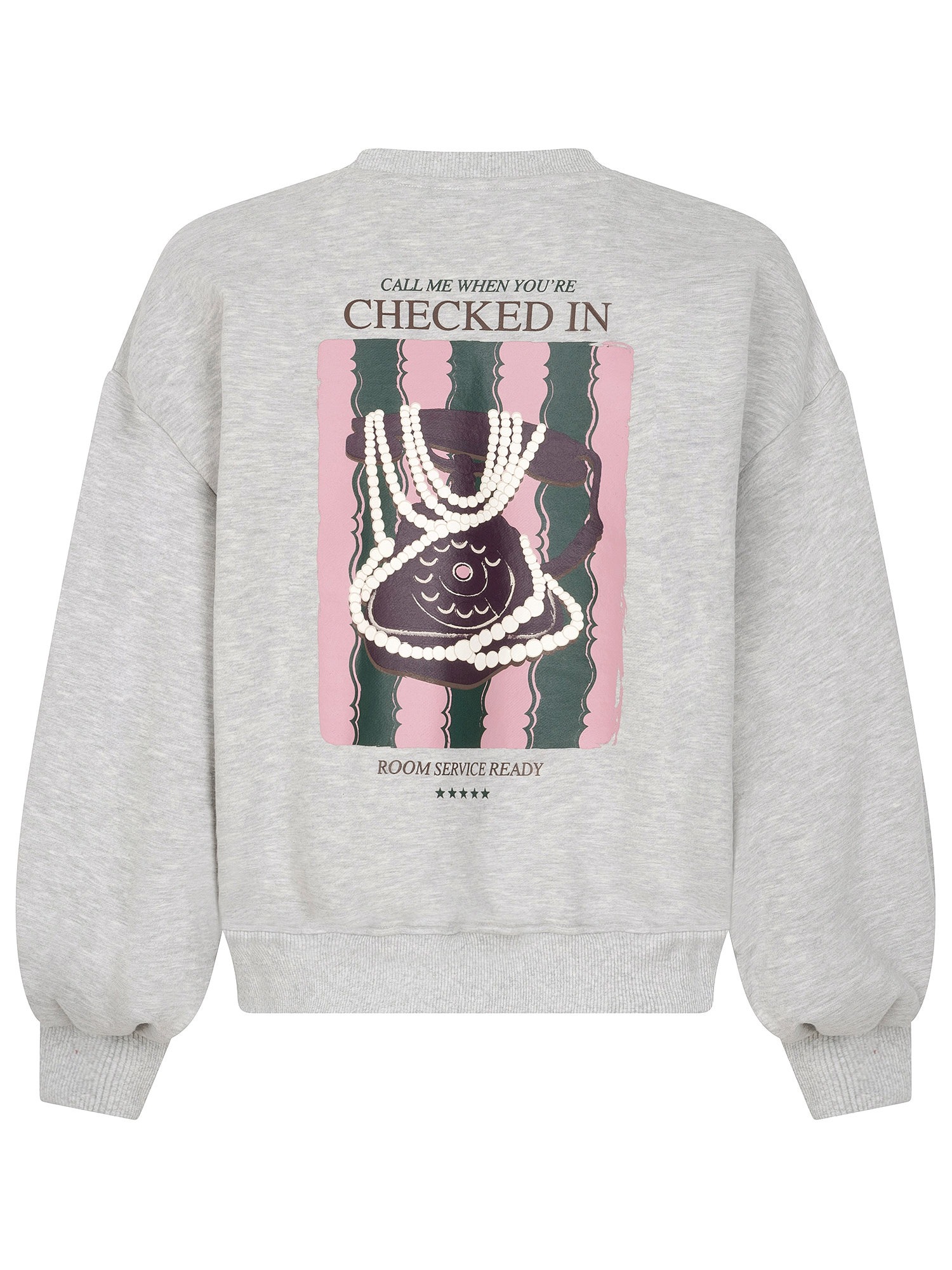 Sweater Checked In| Grey - Afbeelding 2